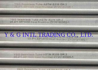 Grado Titanium inconsútil 2 del tubo de la alta resistencia de la oxidación para el petróleo y gas