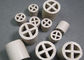 Contenido al azar de cerámica para industrial, anillo del alúmina del embalaje el 13% el ~23% de la pureza elevada de la Cruz-división