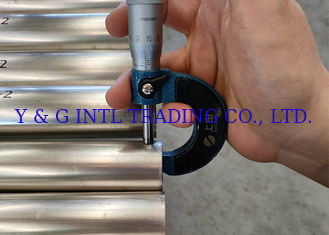 Cobre de precisión níquel 90 10 tubo laminado en frío plata pulida para la industria
