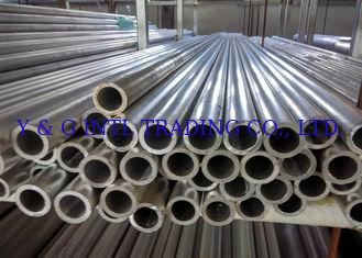 Buena tubería redonda de aluminio de soldadura del funcionamiento, tubería de aluminio pulida anodizada de plata
