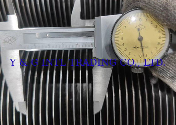 HF tubo de aleta redonda con tratamiento de extremo expansivo plata / negro de acero inoxidable de diámetro 12,7 mm/15,88 mm