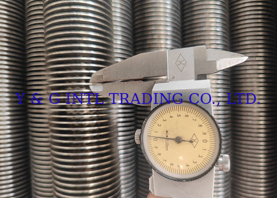 Fino de acero al carbono HF de tubo con aletas de alta temperatura YG Fino de acero inoxidable de extremo plano