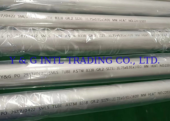 Tubo de aleación de titanio laminado en frío de precisión con una impureza baja del 1%