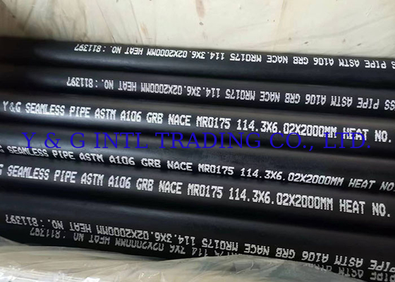 Tubos de acero al carbono con extremos roscados en ASTM A53 ASTM A106