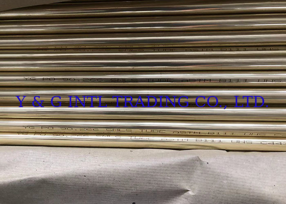 Tubo de aleación de cobre de superficie pulido en plata para decoración de muebles